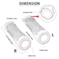 thumbnail image 4 of For Bajaj Pulsar 200 RS/AS/NS Universal 7/8"22mm Motorcycle Street Racing Bike Aluminum Anti-Slip Handle Bar Handlebar Grips, 4 of 4