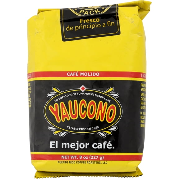 Pack of 20, Yaucono Ground Coffee, 8 oz