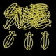 thumbnail image 4 of 20x Clips de papel para álbumes de recortes res de metal Papelería de oficina Amarillo Crucian Zulema Clips de papel de oficina de metal, 4 of 8