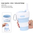 thumbnail image 4 of Copa de agua Taza de enjuague bucal de 450ml taza de café plegable duradera accesorios portátiles para exteriores FLhrweasw Nuevo, 4 of 9