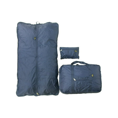 Samboro Luggage Canada Corporation Samboro Luggage Navy 3-piece Carry On Travel Bag Set - Size: Garment Bag 39 x 23 x (Best Luggage Reviews Canada)