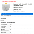 thumbnail image 2 of Expansion Tank - Compatible with 2008 - 2012 Honda Accord 2009 2010 2011, 2 of 2