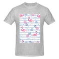 thumbnail image 4 of Bingfone Flamingo And Pineapple Men'S Loose Fit Short-Sleeve Pocket T-Shirt, 4 of 7