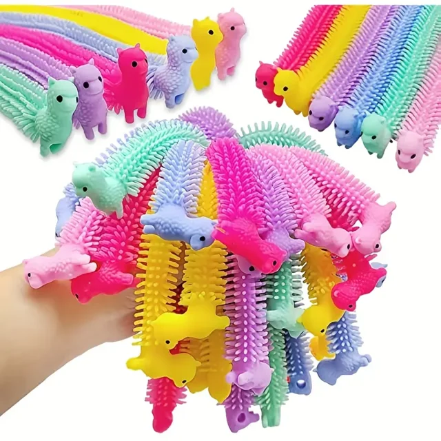 15 Pcs Elastic Fidget Toys, Upgrade Sensory Rope, Colorful Elastic Rope Fidget Toys, For Kids, Adults, Stress Relief, Calming And Relaxing Gifts Halloween/Thanksgiving Day/Christmas Gift