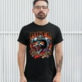 thumbnail image 3 of Tee Hunt Biker From Hell T-shirt Ride or Die Skeleton Outlaw Route 66 Men's Tee, 3 of 5