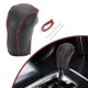 thumbnail image 1 of Cubierta de pomo de cambio de marcha antideslizante Unique Bargains para Mazda CX-5 13-14, protector de manija de cambio de palanca, cuero sintético negro y marrón, 1 of 7