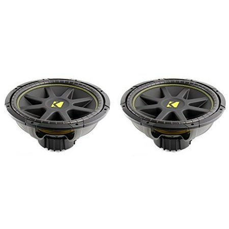 2) NEW KICKER C15 15" 1200W Dual 4-Ohm Comp Car Audio Subwoofers Subs 10C15D4