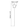 thumbnail image 2 of Uxcell 4.7 Inch Metal Wire Place Card Holder, 20 Pack Photo Picture Floral Picks Star Shape Clips DIY, Silver Tone, 2 of 4