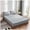 Light Grey, variant on Twin Fitted Sheet Only, Softest 400 Thread Count 100% Cotton Sateen, 20" Deep Pocket, All-Around Elastic, Light Blue