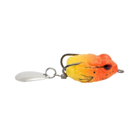 Bass Fishing Lure Bionic Soft Frog Style Topwater Bait for Freshwater and Saltwater Predatory Game Fish Anglers Single Piece Fishing Tackle