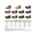 thumbnail image 2 of UKAP Bottes Chelsea pour Hommes à Enfiler Bottines Imperméables Bottillons Habillés Chaussures de Bureau Confort Brun Foncé 10.5, 2 of 3