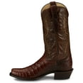 thumbnail image 3 of Tony Lama Men's Chasi Exotic Caiman Western Boot Broad Square Toe Cognac 9.5 EE  US, 3 of 7