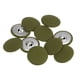 thumbnail image 1 of 10uds 48L Tela Paño Cubierto Botón 30mm Redondo Metal Vástago Costura Botones para Trajes Vestido Blusas, Marino Verde, 1 of 5