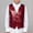 czb# Red39, variant on CUZIBR Tops Girls Sequin Vest Sleeveless V-Neck Button Down Performance Glitter Waistcoat Dance Party Streetwear Fitted Blouse,Black,4-5 Years