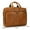 3319 Brown 44cm Large, variant on Men's First Layer Cowhide Portable Briefcase,3319 Oily Brown
