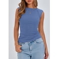 thumbnail image 3 of Musculosa PRETTYGARDEN de Canalé Ajustada Celeste XXL, 3 of 8