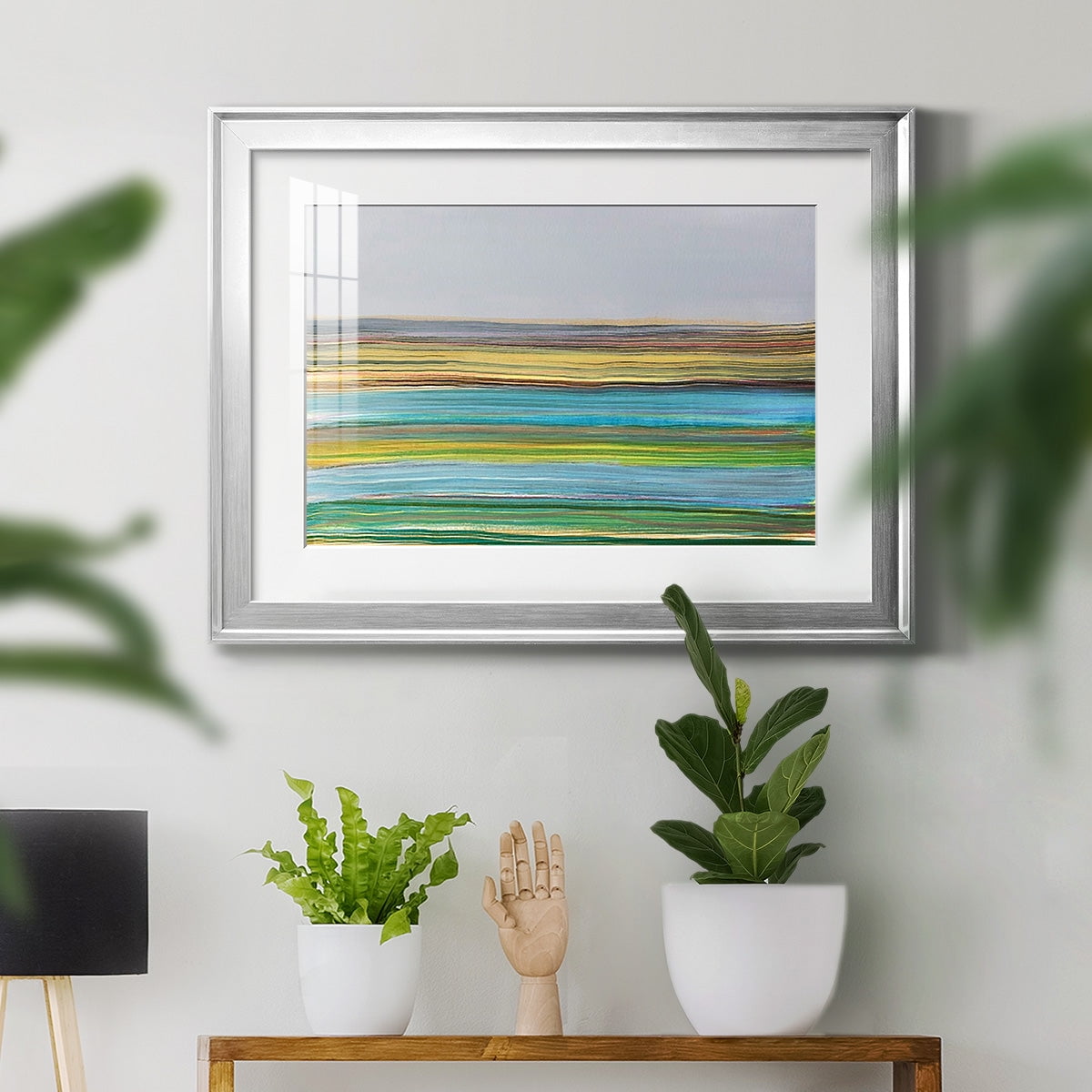 Parallel Striae I Premium Framed Print - Ready to Hang