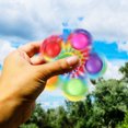 thumbnail image 4 of Silicona Fingertip Spinner Graffiti Push Bubble Hand Spinning Top Toys (A) Tmvgtek juguetes de los niños, 4 of 9