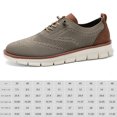 thumbnail image 2 of Zapatillas de vestir de malla para hombre Zapatillas de deporte de moda transpirables Zapatos de negocios cómodos, 2 of 9