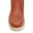 thumbnail image 5 of The Western Shops Men's Leather Double Zipper Moc Toe Slip-Resistant Soft Toe Work Boot, 5 of 5
