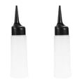 thumbnail image 1 of botellas de tinte para el cabello, champú para teñir el cabello, botellas de limpieza en seco, contenedores rellenables para salón (negro y blanco), 1 of 5