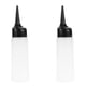 thumbnail image 1 of EeaseMX 2 botellas de tinte para el cabello, champú para teñir el cabello, botellas de limpieza en seco, contenedores rellenables para salón (negro y blanco), 1 of 7