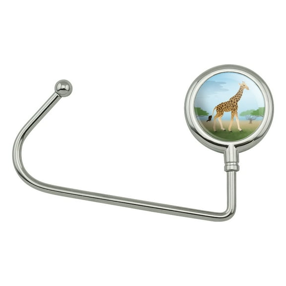 Giraffe in Africa Purse Bag Hanger Holder Hook
