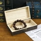 thumbnail image 5 of Caja de almacenamiento de regalo rectangular, organizador de joyas, pulseras, caja de madera delicada, 5 of 6