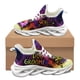 thumbnail image 1 of Zapatillas de deporte suaves con estampado de flores degradadas para mujer, de otoño e invierno, antideslizantes, con punta redonda, informales, planas y resistentes a la suciedad., 1 of 6