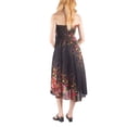 thumbnail image 5 of Franhais Women Bohemian Long Skirt, Elastic High Waist Big Hem Tie-up Skirt for Beach/ Seaside/ Vacation, 5 of 9