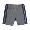 thumbnail image 4 of Hudson Baby Boy Shorts Bottoms 4-Pack, Heather Gray Black, 12-18 Months, 4 of 6