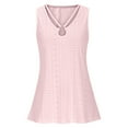thumbnail image 6 of tarylea Women's Tank Tops Summer Keyhole Neck Hollow out Fitted Casual Sleeveless Cute Tank Tops, 6 of 8