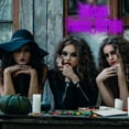 thumbnail image 4 of Letrero de neón Symone Welcome Foolish Mortals, color morado, 41 x 24 cm, 4 of 7