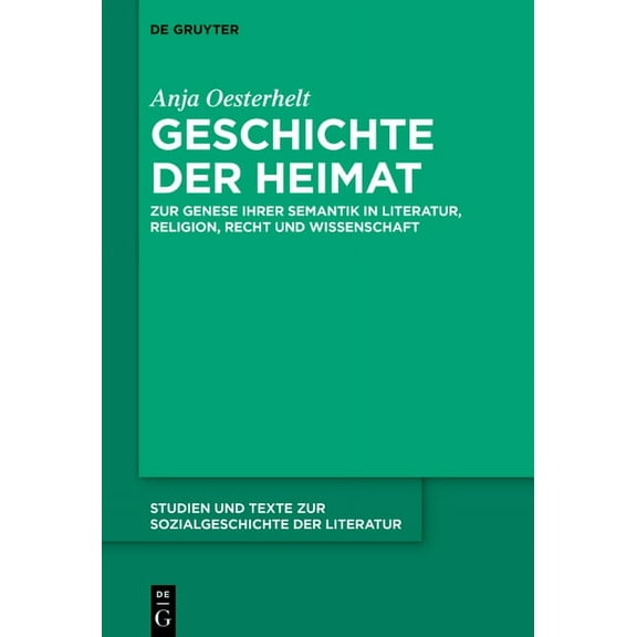 Studien Und Texte Zur Sozialgeschichte d Geschichte der Heimat, Book 157, (Hardcover)