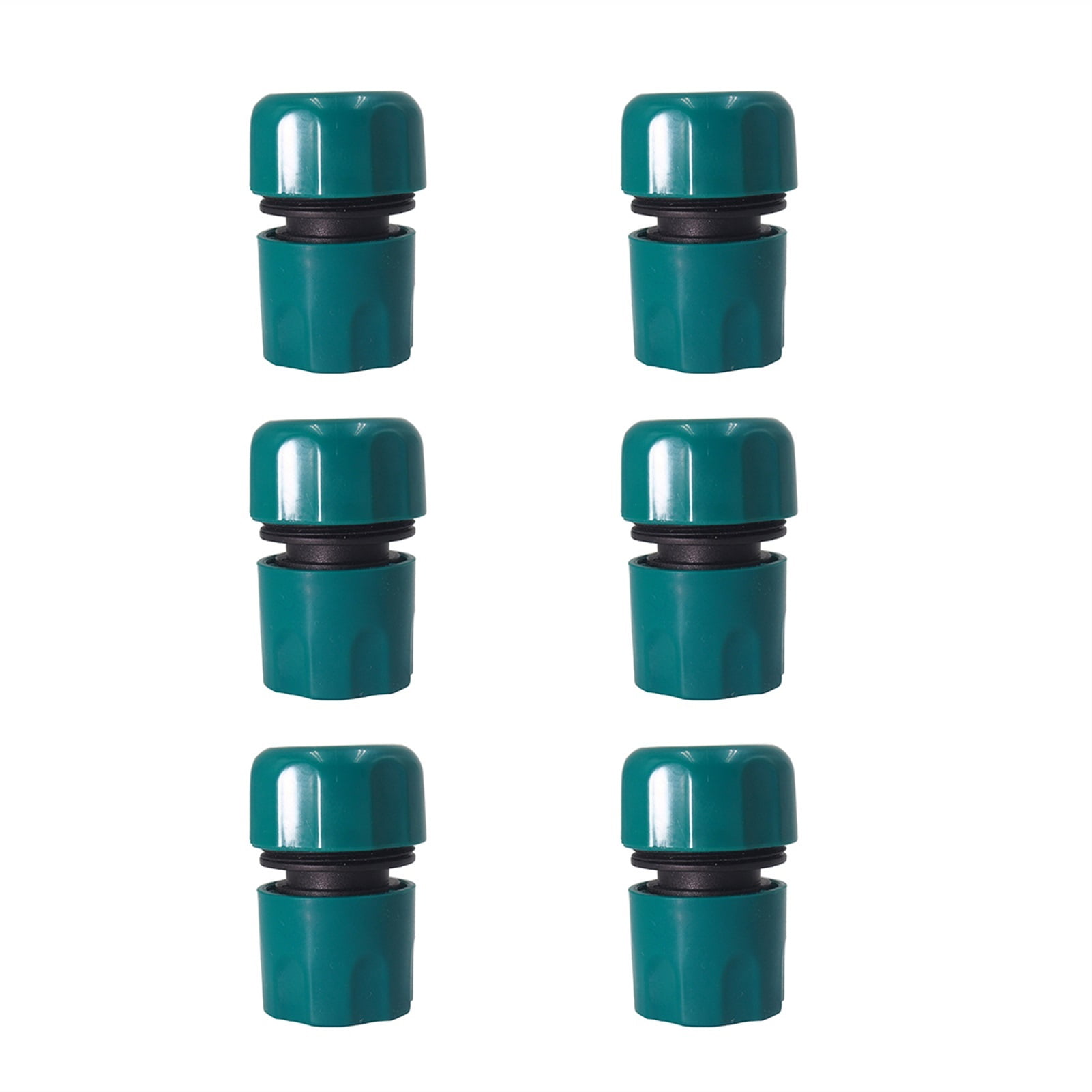 6 Pack Hose End Quick Connect Fitting 1/2" or 3/4" Hose Pipe Quick Connector for Gardening,Car Washing