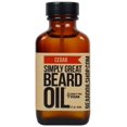 thumbnail image 1 of Aceite para barba Simply Great con aroma a cedro, 90 ml, vegano, libre de crueldad animal, 1 of 6