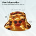 thumbnail image 4 of Vsdgher Sunglasses Yellow Duck Print Bucket Hat for Men&Women Bucket Hat Reversible Summer Double-Side-Wear Travel Gardening, Beach, Camping, Hiking, Fishing Cap, 4 of 5