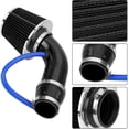 thumbnail image 5 of Filtro de entrada de aire frío automático, tubo de entrada de aire frío de 76 mm y 3 pulgadas, filtro de aire deportivo universal, kit de tubo de inducción de aluminio (fibra de ca, 5 of 5