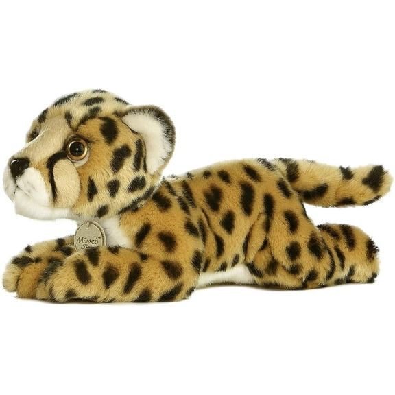 Aurora - Medium Brown Miyoni - 11" Cheetah - Realistic Stuffed Animal