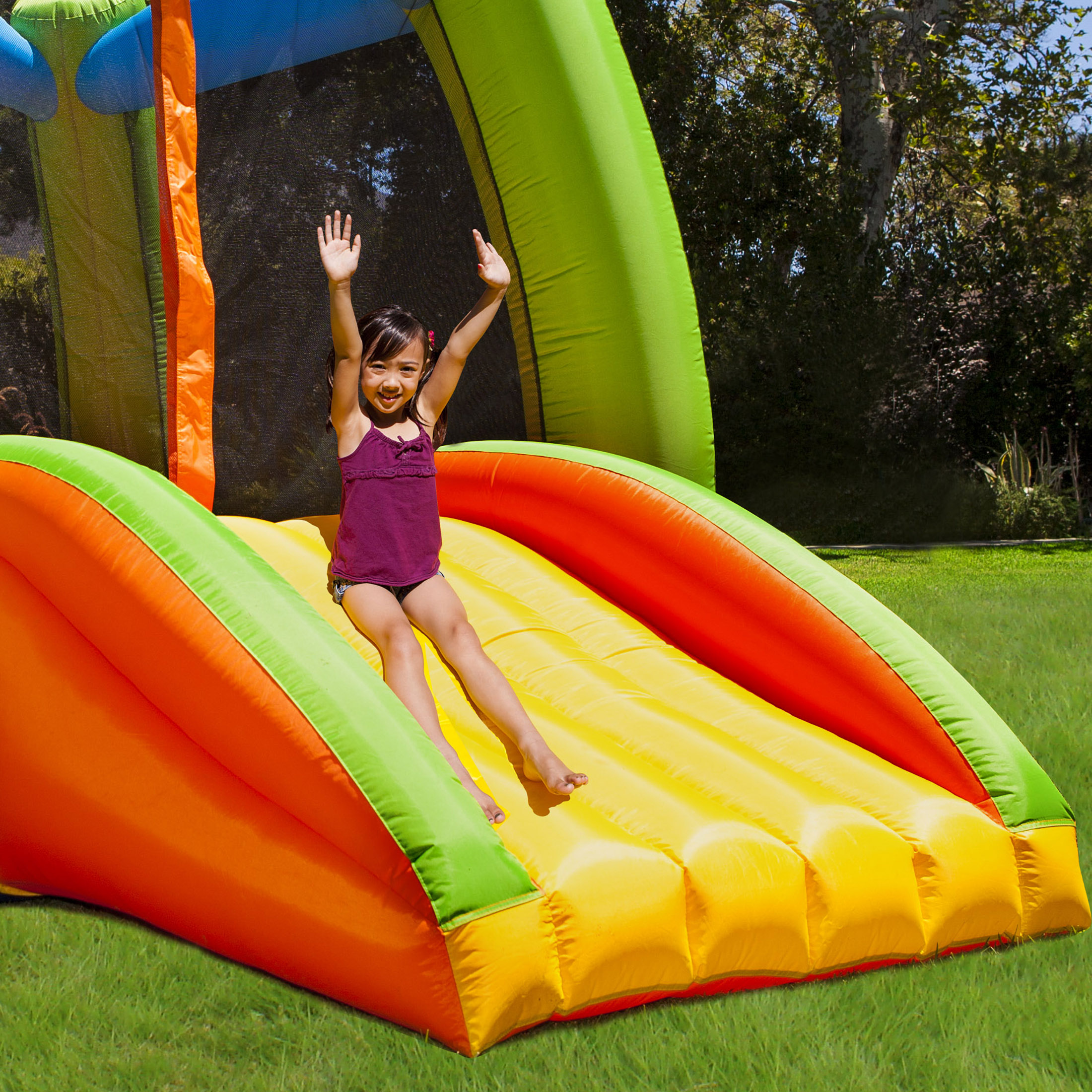 Sportspower My First Jump 'n Play, 12 feet Inflatable Bounce House with Lifetime Warranty on Heavy Duty Blower - image 2 of 7