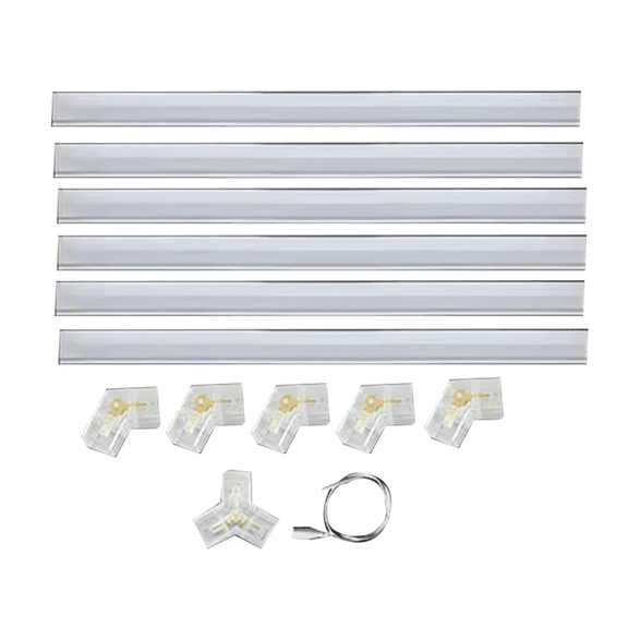 Honeycomb Led DIY Garage Light Hexagon Led Lamp Tube Barbershop Lighting for Workshop 4S Car Show Auto Body Repair Gym B
