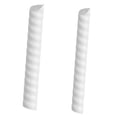 thumbnail image 2 of 2 protectores de tronco, flexibles, para es, protegen contra ciervos, animales, cortacéspedes, podadoras, resistentes fundas en espiral para Blanco, 2 of 8