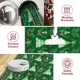 thumbnail image 5 of HOMERRY Xmas Rug Christmas Home Decor Tree Border Area Rug Washable Non-slip 2' x 10' Modern Rug for Kitchen Enterway Indoor Green Carpet, 5 of 5