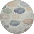 thumbnail image 2 of Addison Rugs Mayfield Premium Machine Washable Transitional Geometric Beige Round Rug, 8' x 8', 2 of 6