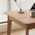 thumbnail image 5 of Home Office Desk Computer Desk, Writing Table with Drawers Study Workstation, Walnut, 39.4"*21.7", 5 of 7