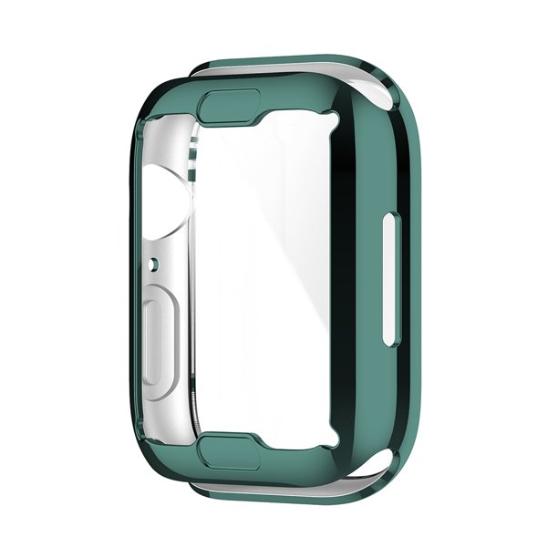 Cubierta protectora de reloj inteligente Revestimiento de TPU para Apple Watch 7 (Verde oficial) Likrtyny Para estrenar