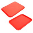 thumbnail image 1 of Fast Food Tray, Rectangular PP Fruit Plate Food Service Tray for Restaurant Canteen, 1 of 8