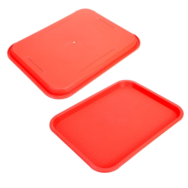 Plateau de Restauration Rapide, Plateau Rectangulaire en PP pour Fruits Service Alimentaire pour Restaurant Cantine