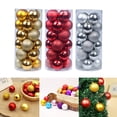 thumbnail image 4 of Porfeet Xmas Trees Ball Decor,Shatterproof Blue Christmas Ball Ornaments, 24 Count (1.2"), 4 of 4