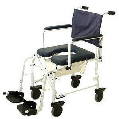 Invacare Mariner Rehab Shower Commode Chair - 5" Wheels